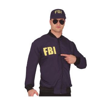 DISFRAZ CONJUNTO FBI ADULTO