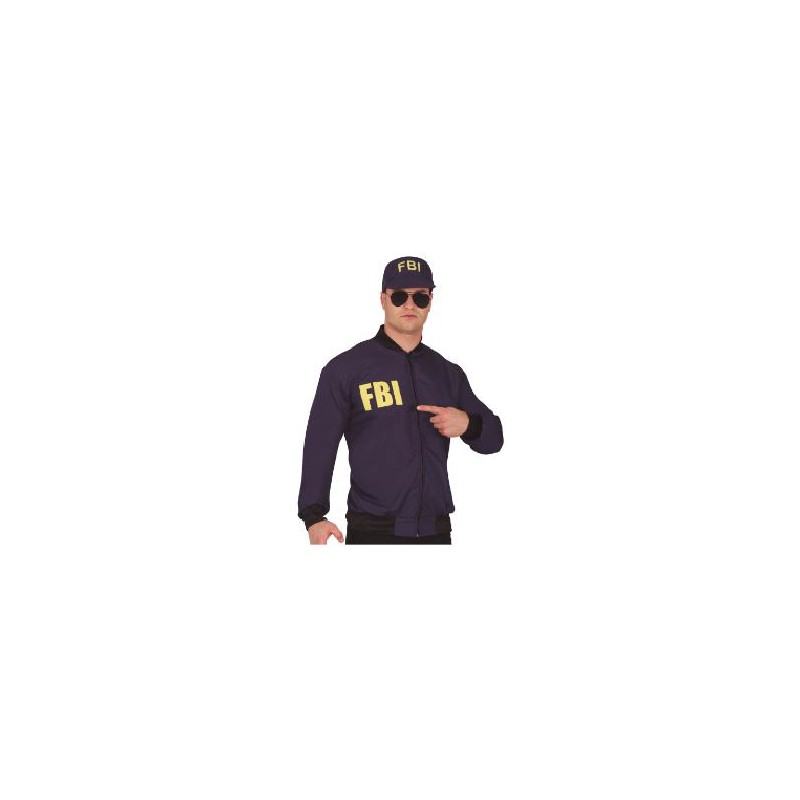 DISFRAZ CONJUNTO FBI ADULTO