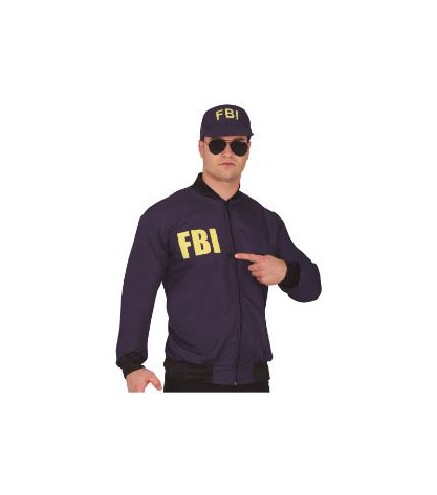 DISFRAZ CONJUNTO FBI ADULTO