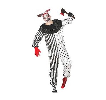 PAYASO ARLEQUIN ASESINO ADULTO  T XL