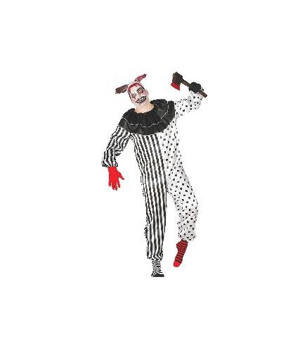 PAYASO ARLEQUIN ASESINO ADULTO  T XL