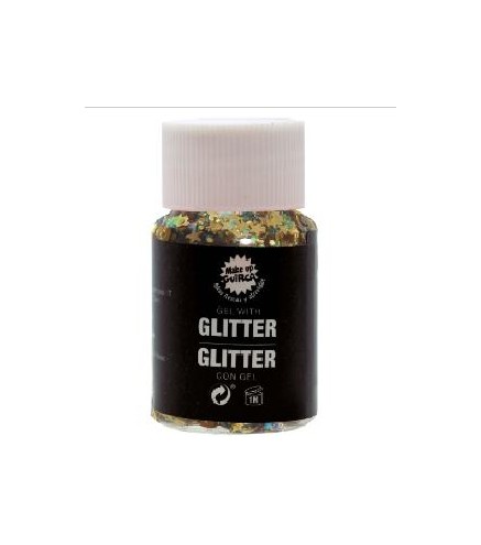 -GEL CON GLITTER ORO 20 GR