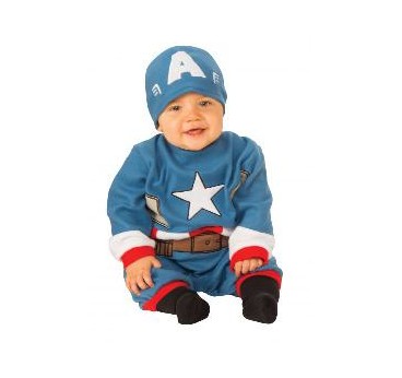 -DISFRAZ CAPITAN AMERICA PRESCHOOL  0-6 M