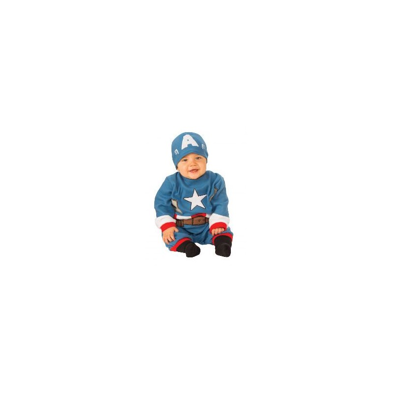 -DISFRAZ CAPITAN AMERICA PRESCHOOL  0-6 M