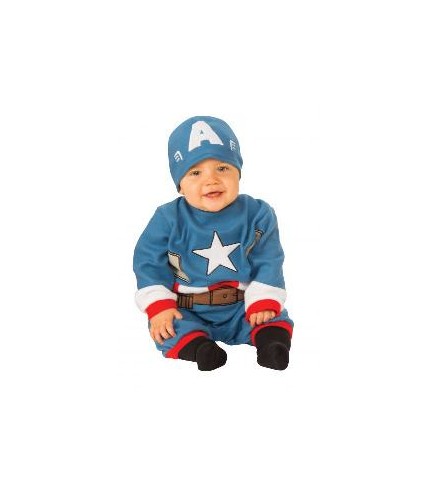 -DISFRAZ CAPITAN AMERICA PRESCHOOL  0-6 M