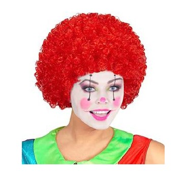 PELUCA PAYASO ROJA