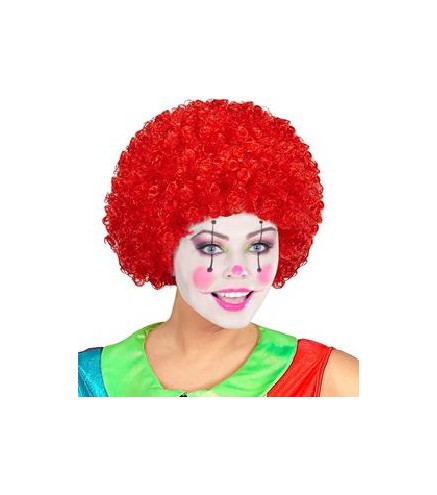 PELUCA PAYASO ROJA