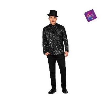 CHAQUETA SHOWMAN NEGRO T M-L