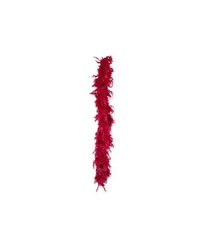 BOA DE PLUMAS BURDEOS (180 cm)