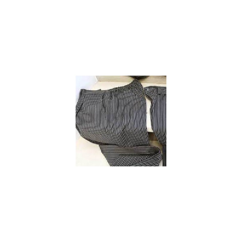 PANTALON VASCO RAYA NEGRA Y GRIS T-40