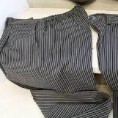 PANTALON VASCO RAYA NEGRA Y GRIS T-40