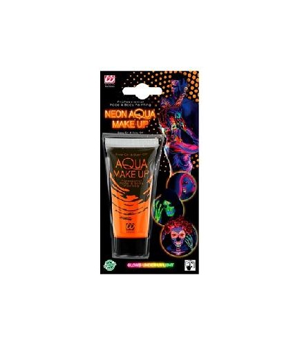 -MAQUILLAJE AQUA NEON NARANJA - TUBO 30 ML