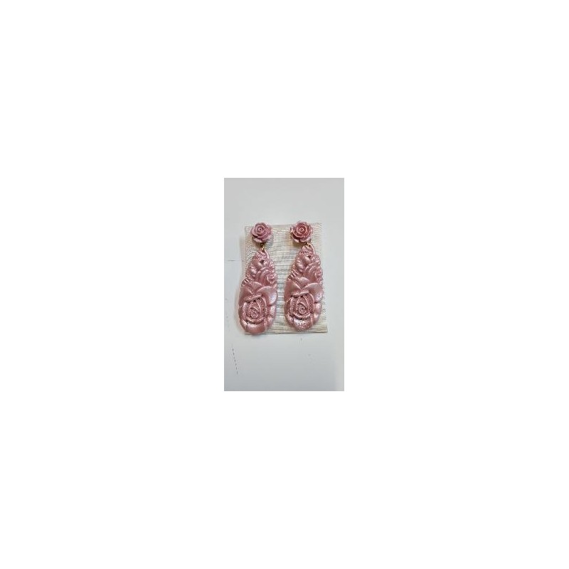 PENDIENTES LARGOS ROSA NACARADO