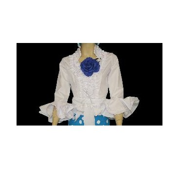 CAMISA FLAMENCA BLANCA T-46