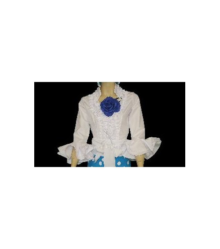 CAMISA FLAMENCA BLANCA T-46