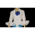 CAMISA FLAMENCA BLANCA T-46