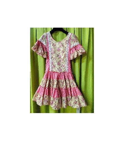 VESTIDO CARLOTA ESTAMPADO BEIG T-24