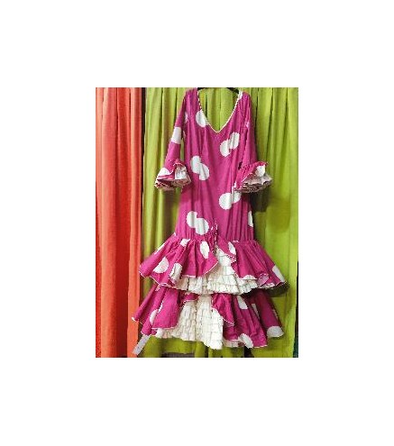 VESTIDO CORDOBA BUGANVILLA LUNAR GALLETA BEIG T-50