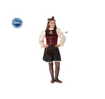 DISFRAZ STEAMPUNK NIÑA  T 5-6