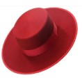 SOMBRERO CORDOBES FIELTRO ROJO