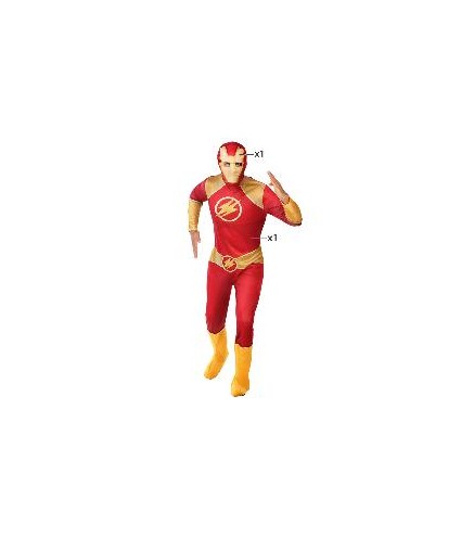 DISFRAZ SUPER HEROE FLASH M-L