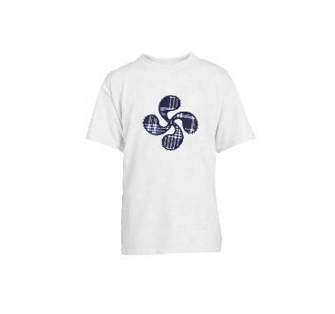 CAMISETA LAUBURU BLANCA 8-10