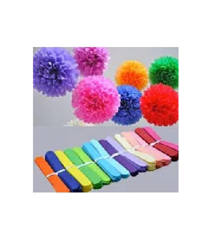 POM POM VERDE PAPEL