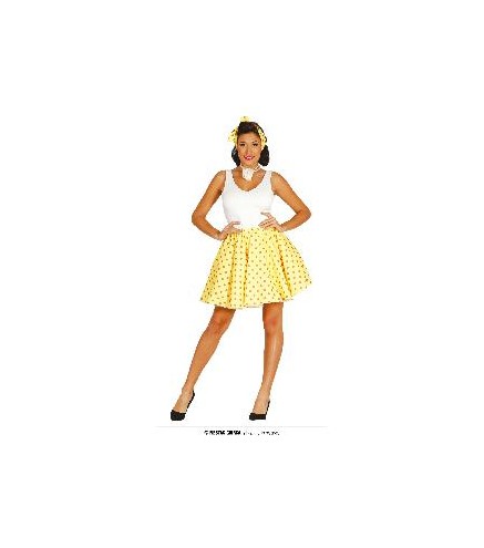 DISFRAZ PIN UP AMARILLO T-L