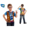 DISFRAZ HIPPIE CAMISETA BOY 4-6