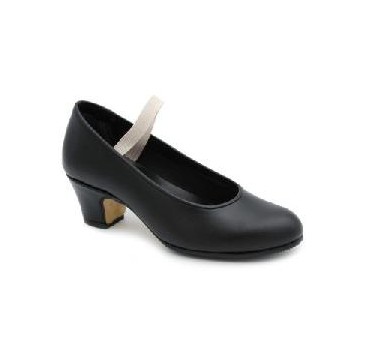 ZAPATO FLAMENCO LONETA GOMA NEGRO T-37