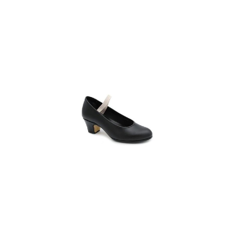 ZAPATO FLAMENCO LONETA GOMA NEGRO T-37