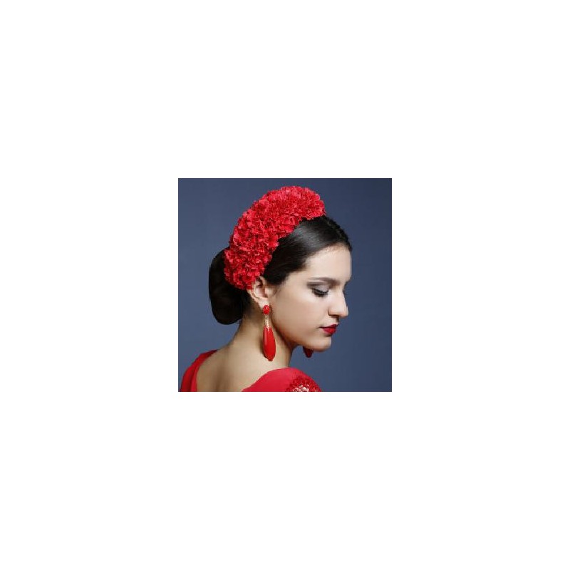 FLOR TIARA FLAMENCA COLORES