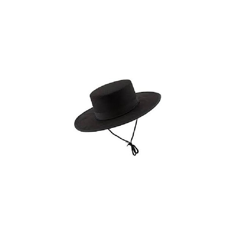 SOMBRERO CORDOBES FIELTRO NEGRO