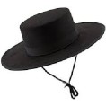 SOMBRERO CORDOBES FIELTRO NEGRO