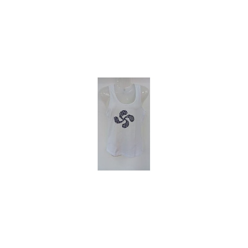 CAMISETA LAUBURU BLANCA MUJER TIRANTES T-L