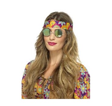 GAFAS HIPPIE VERDES