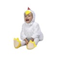 DISFRAZ POLLITO BLANCO PELUCHE 5-6