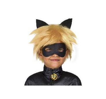 PELUCA CAT NOIR INFANTIL CON ANTIFAZ