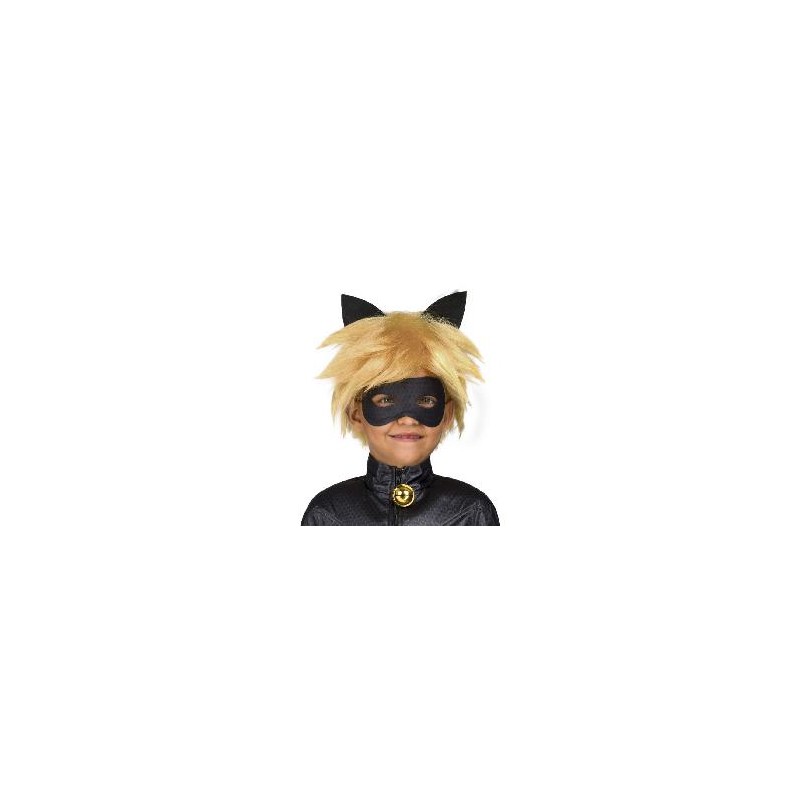 PELUCA CAT NOIR INFANTIL CON ANTIFAZ