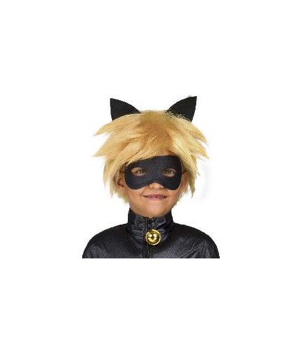 PELUCA CAT NOIR INFANTIL CON ANTIFAZ