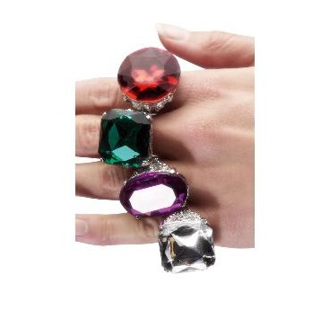 ANILLOS DE JOYERIA DE COLORES SURTIDOS