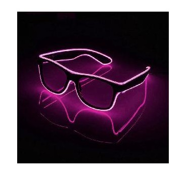 GAFAS LED MORADAS