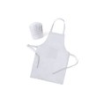 KIT DELANTAL Y GORRO COCINERO PAPEL