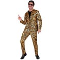 -DISFRAZ TRAJE ESTAMPADO DE TIGRE DORADO 2XL