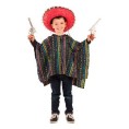 -PONCHO MEXICANO INFANTIL 6 AÑOS