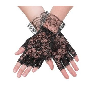 -GUANTES DE ENCAJE PARIS NEGRO