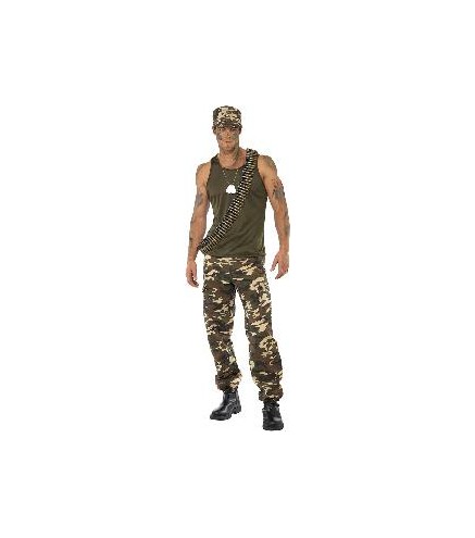 -DISFRAZ MILITAR H XL