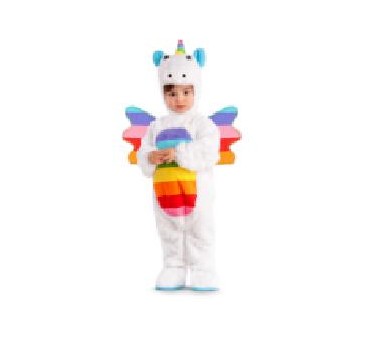 -DISFRAZ UNICORNIO ARCOIRIS T 0-6M