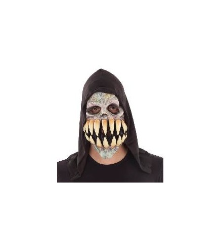 -MASCARA CALAVERA CON DIENTES LATEX