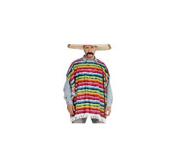 -PONCHO MEXICANO ADULTO